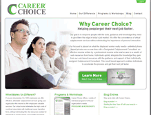 Tablet Screenshot of my-careerchoice.com